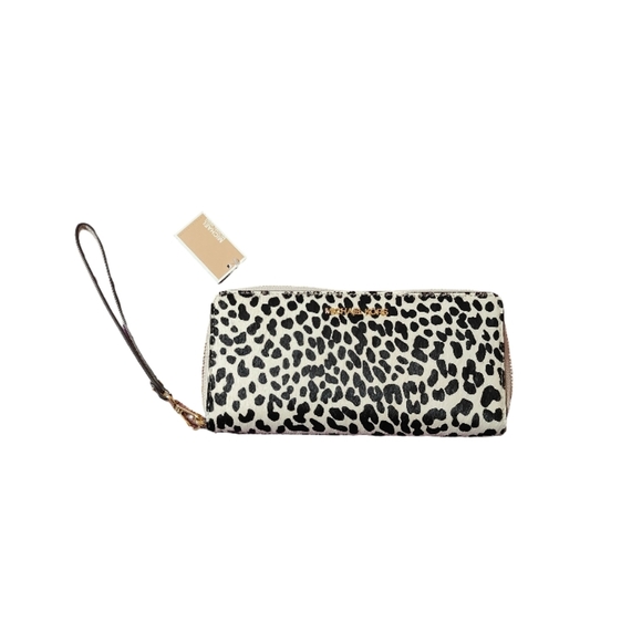 Michael Kors Calf Hair Jet Set Travel Wallet NWT - Picture 1 of 8